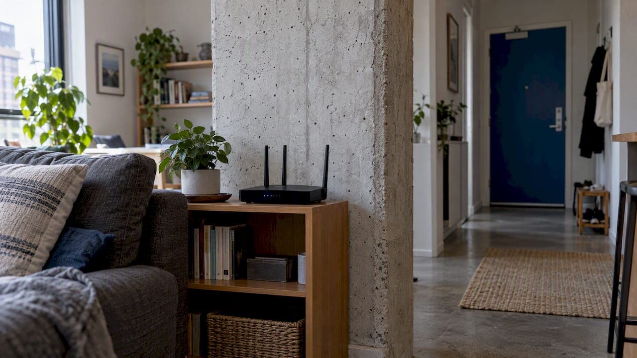 Apartment Wi-Fi and Concrete Walls: What Actually Works